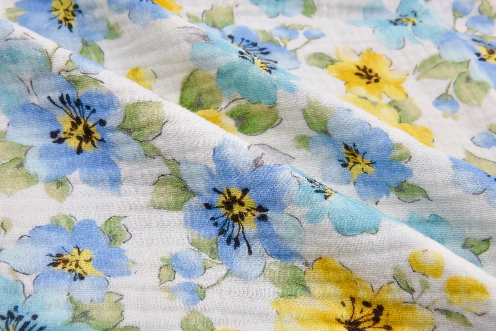 100% Cotton Double Gauze /Muslin Digital Prints Fabric -6570