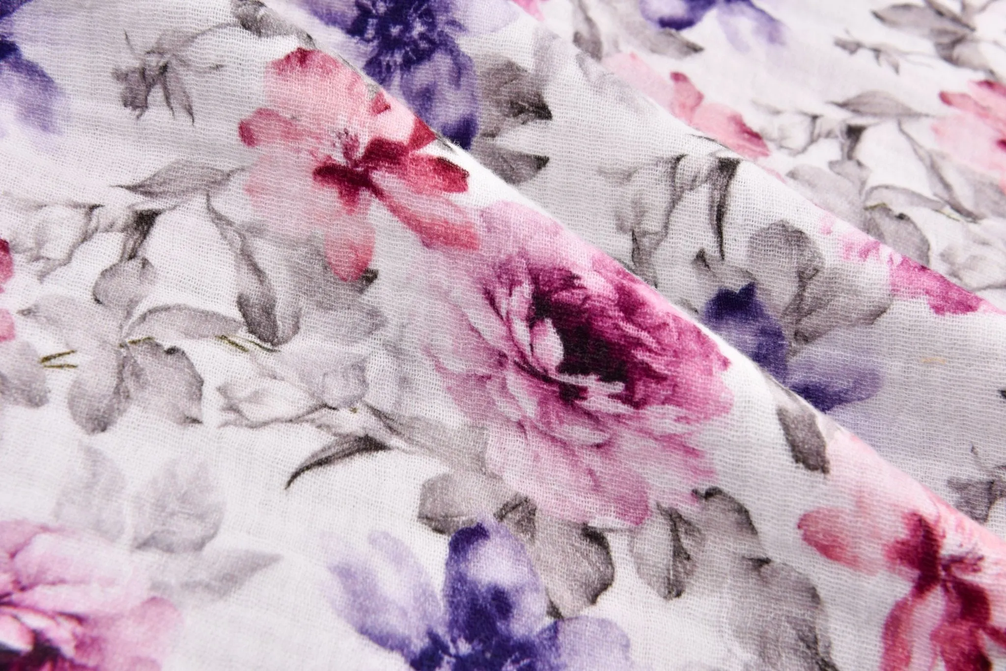 100% Cotton Double Gauze /Muslin Digital Prints Fabric -6570