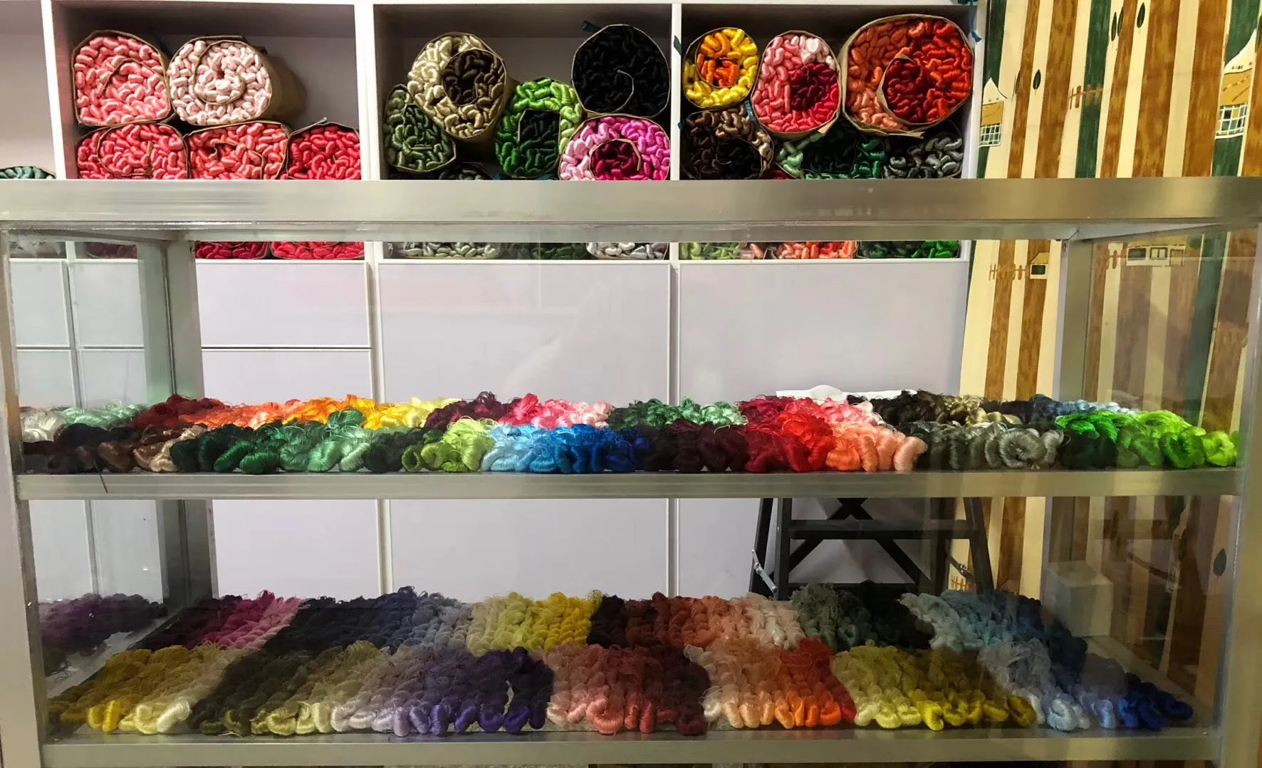 161218 Chinese 100%silk,hand-dyed embroidery floss/thread (962colors for choose)