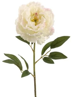 29" Silk Peony Spray ( FSP829-Cream )