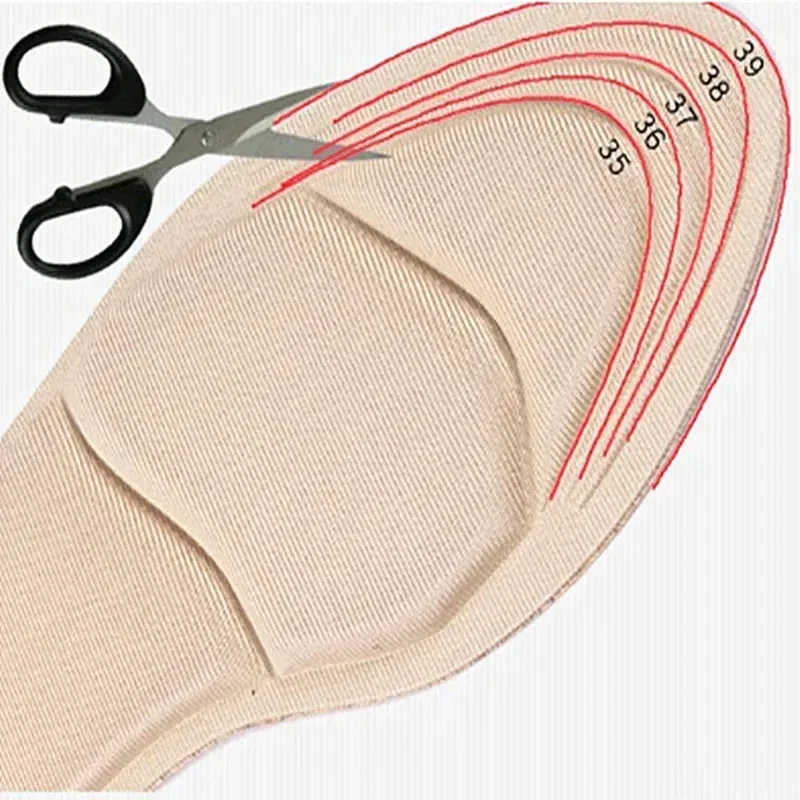 7D Soft Memory Foam Insole Pad Inserts Heel Post Back Breathable Anti-slip for Women