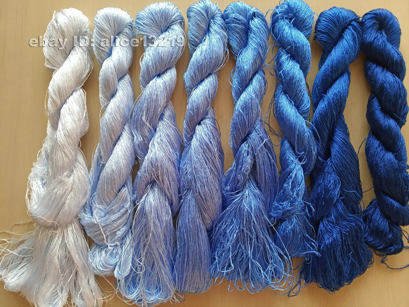 8bundles 100%real mulberry silk,hand-dyed embroidery silk floss/thread N104