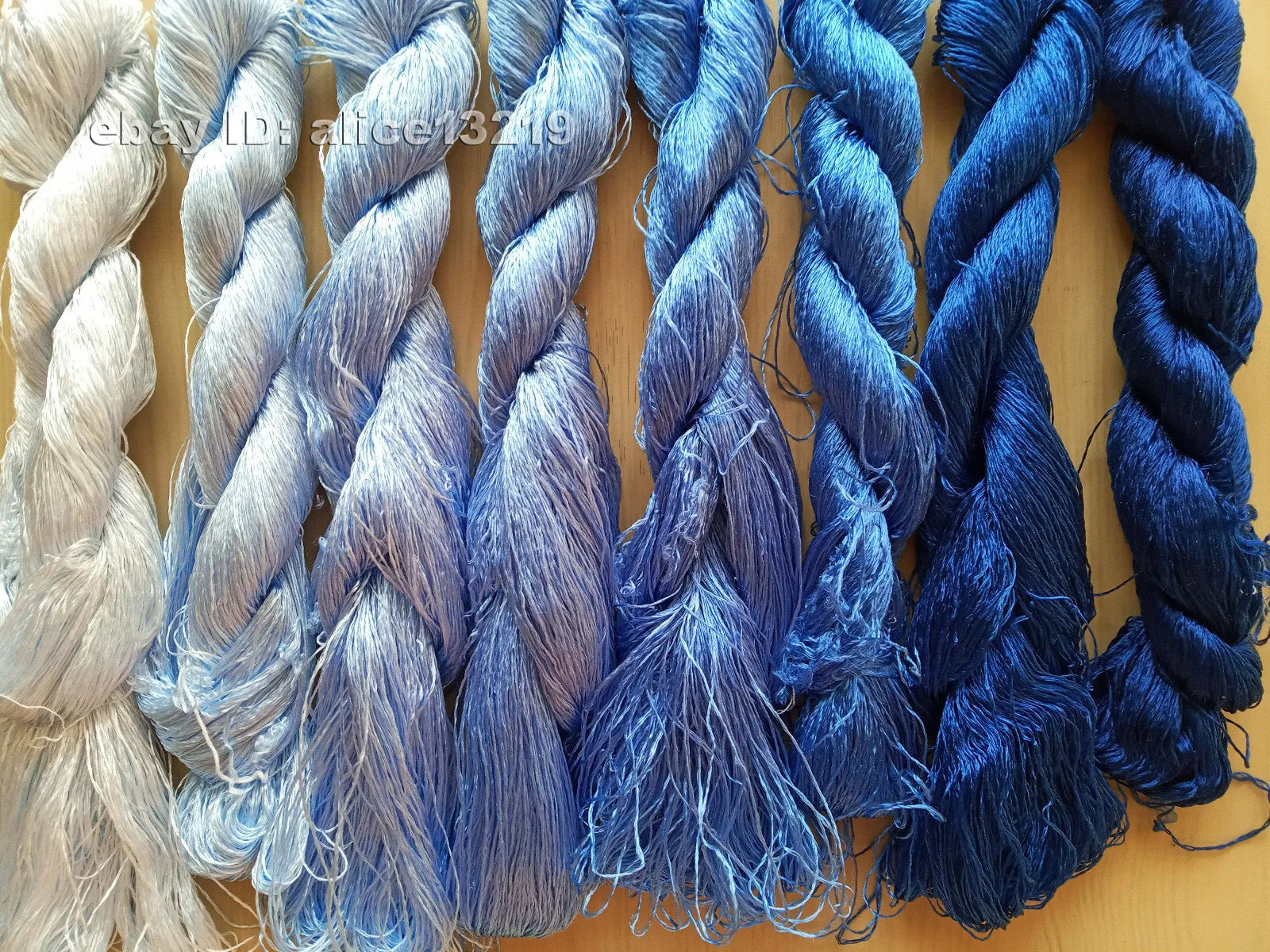 8bundles 100%real mulberry silk,hand-dyed embroidery silk floss/thread N104