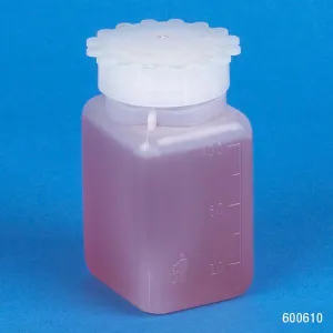 Bottle,100mL,wide mouth,square