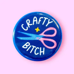 Button - Crafty Bitch