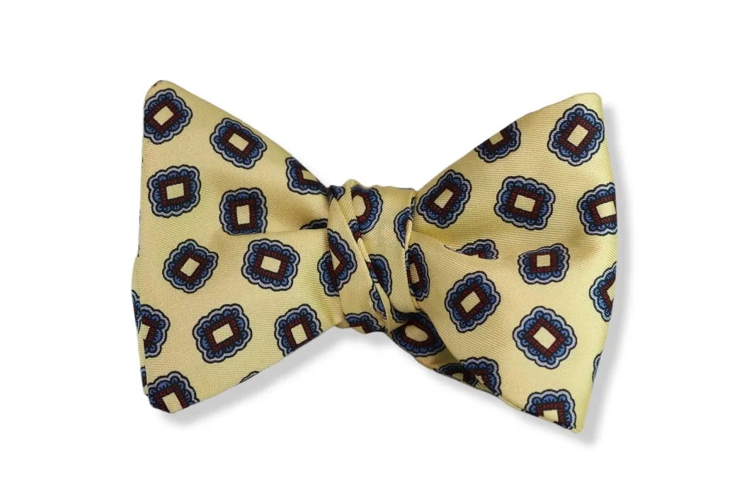 Clairmont Medallions Silk Bow Tie