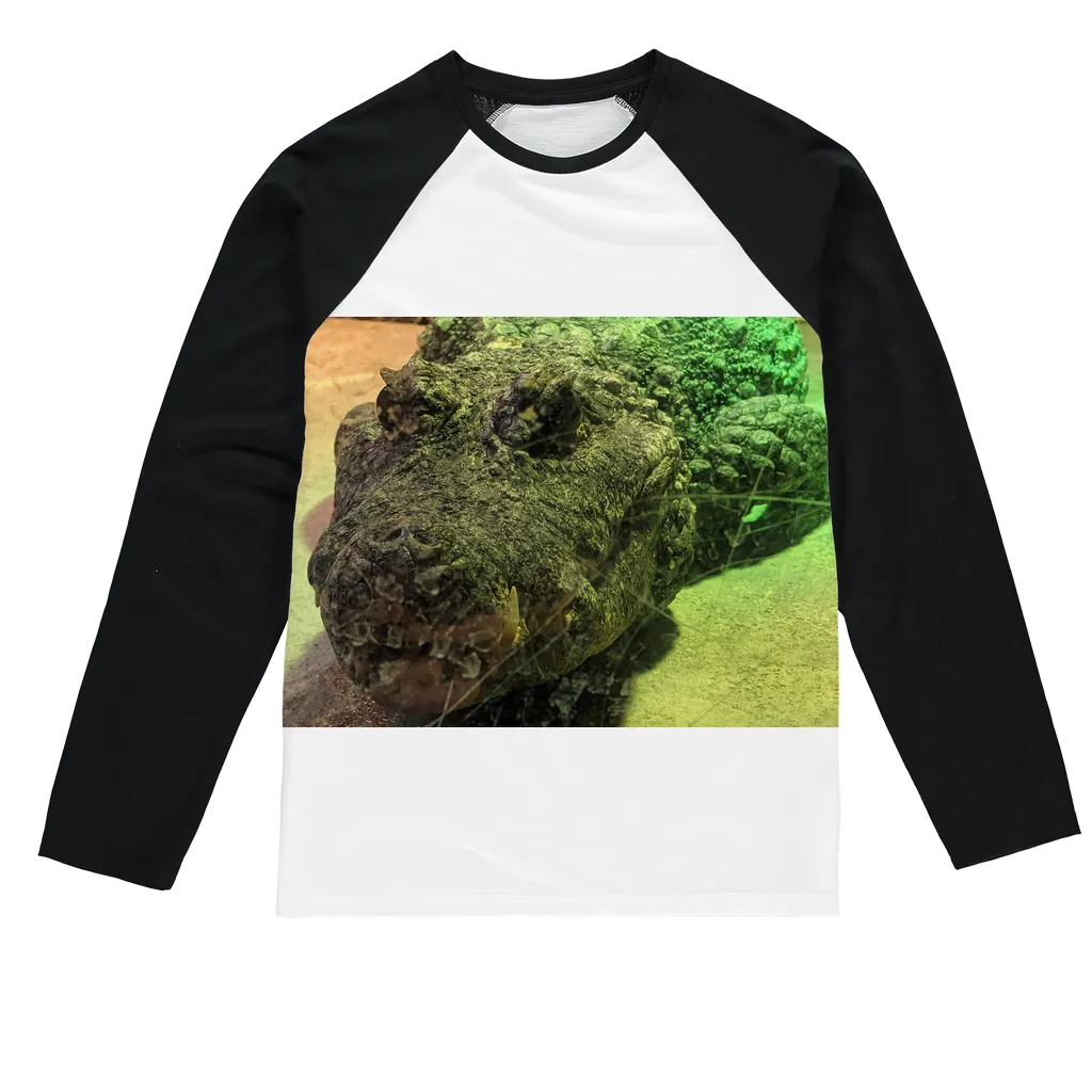 Crocodiles Sublimation Baseball Long Sleeve T-Shirt