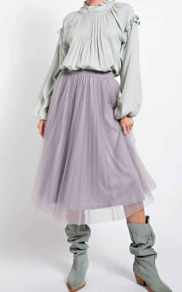 Double Mesh Ballerina Skirt