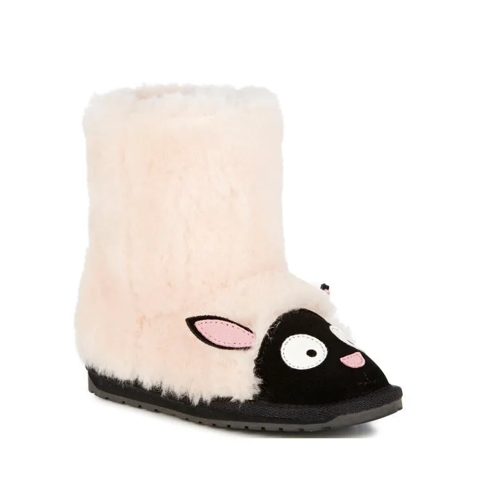 EMU Kids Creatures Cream Lamb Wool Boots