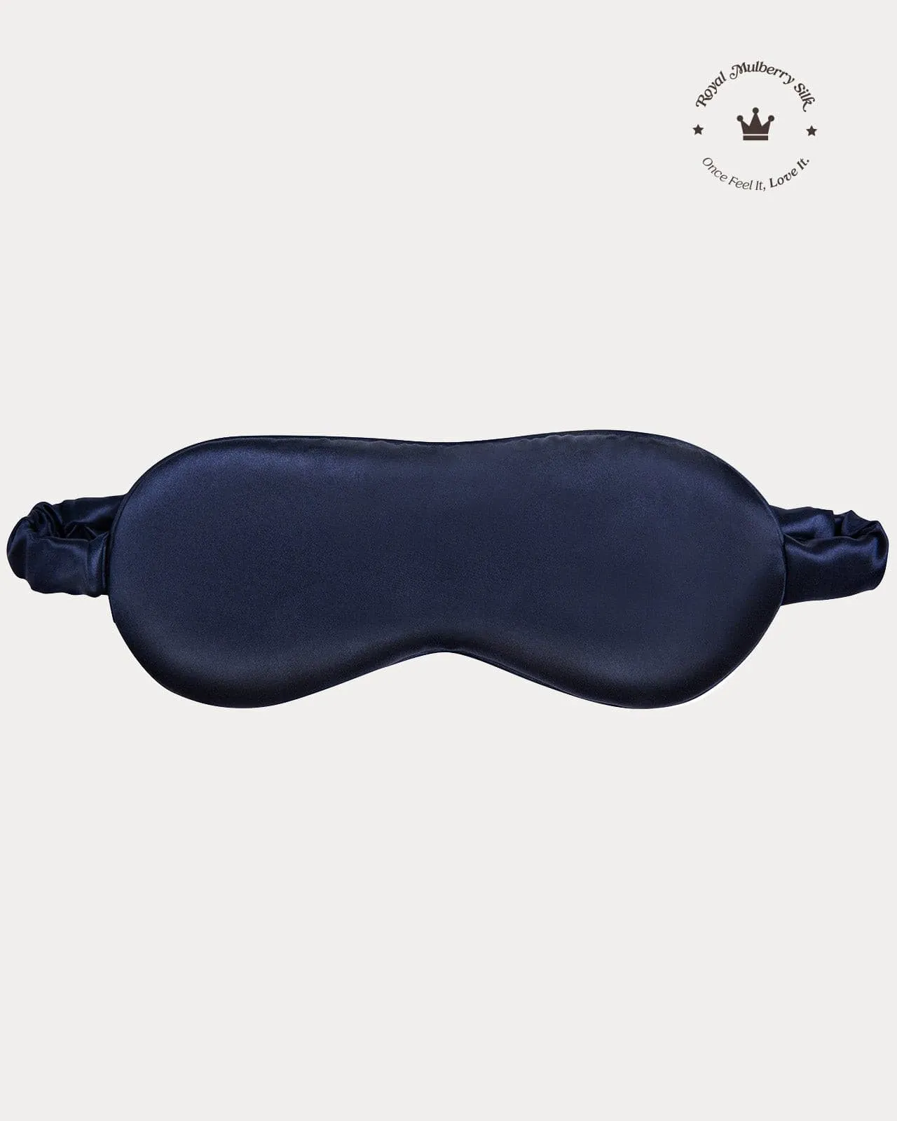 FEELITS 100% Royal Mulberry Silk. Natural Beauty Sleep Eye Mask- 22-momme Lapis Blue