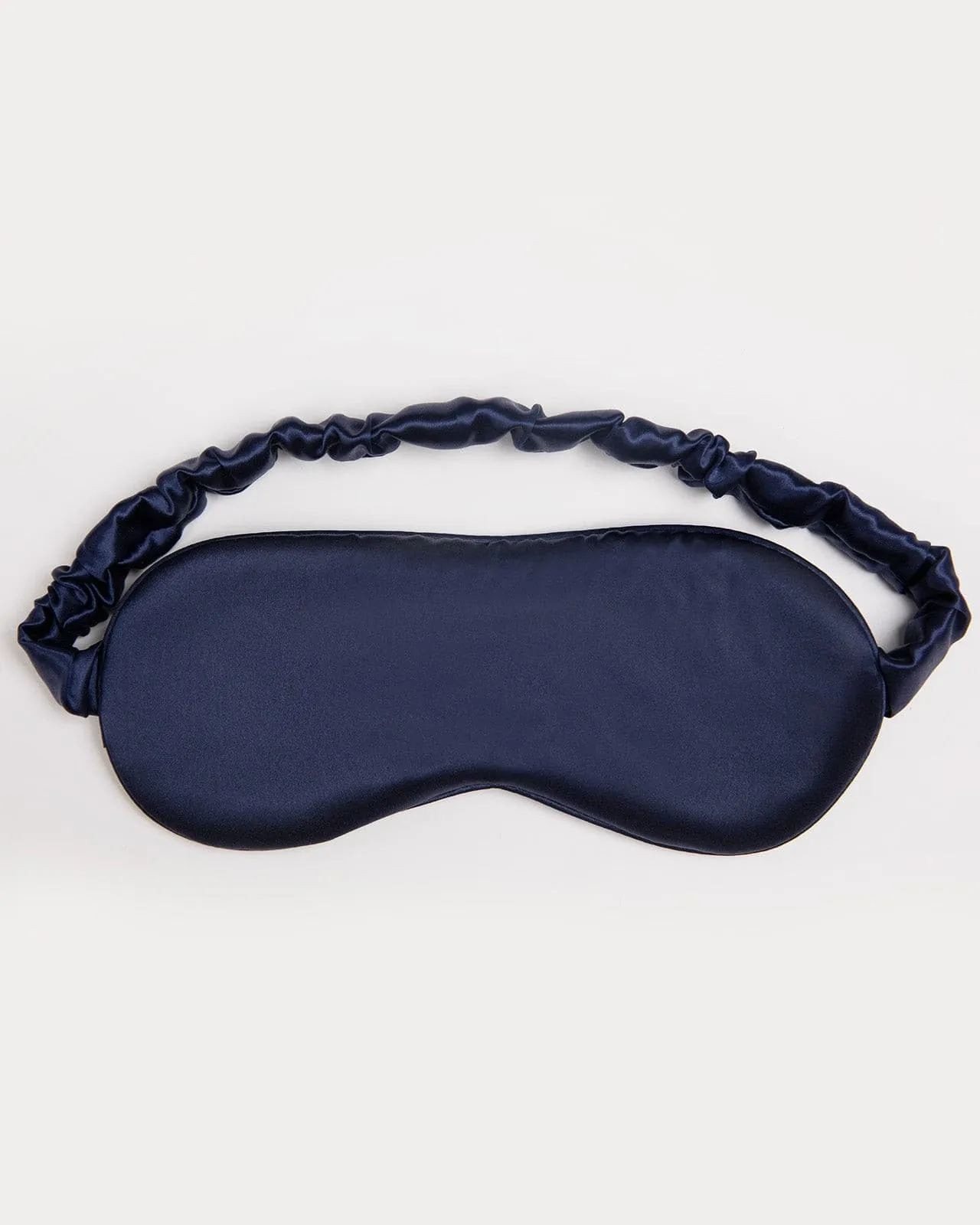 FEELITS 100% Royal Mulberry Silk. Natural Beauty Sleep Eye Mask- 22-momme Lapis Blue