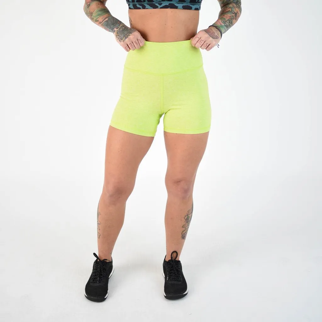 FLEO Acid Lime Shorts (True High Contour)