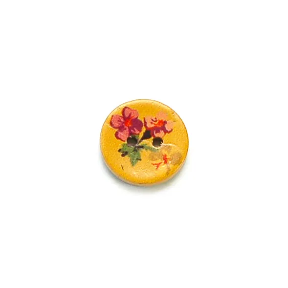 Floral Coconut Buttons