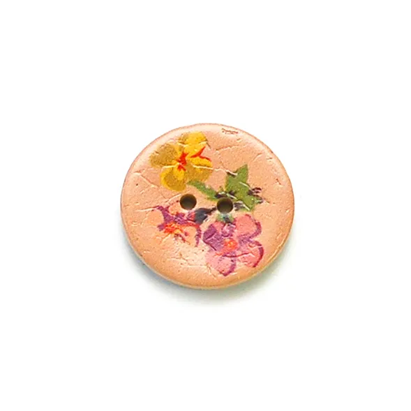 Floral Coconut Buttons