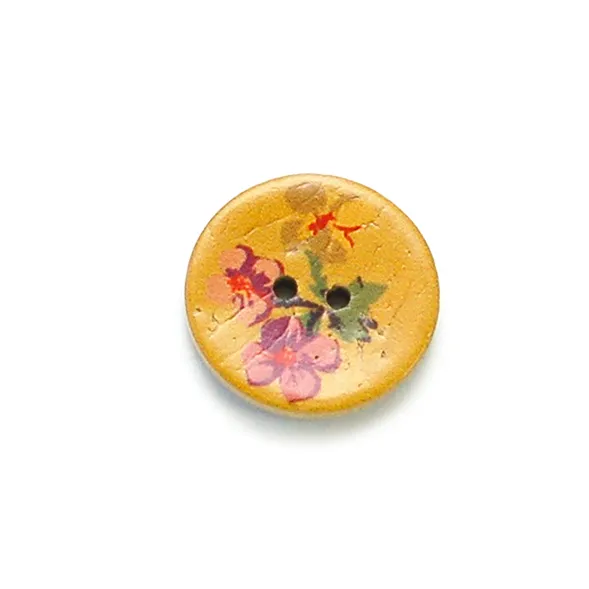 Floral Coconut Buttons