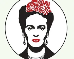 Frida Kahlo 1" Round Button