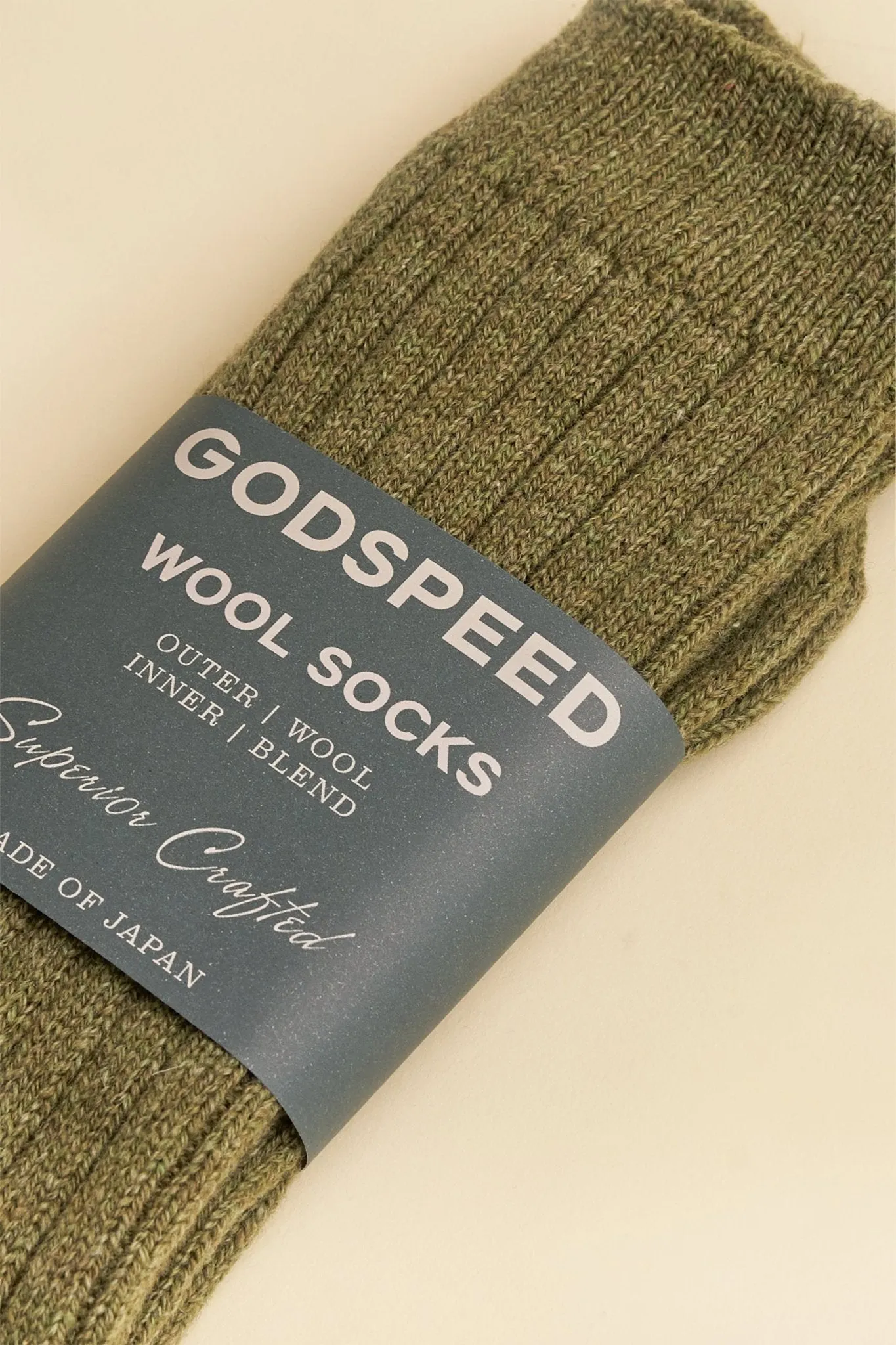 Godspeed Wool Socks - Olive