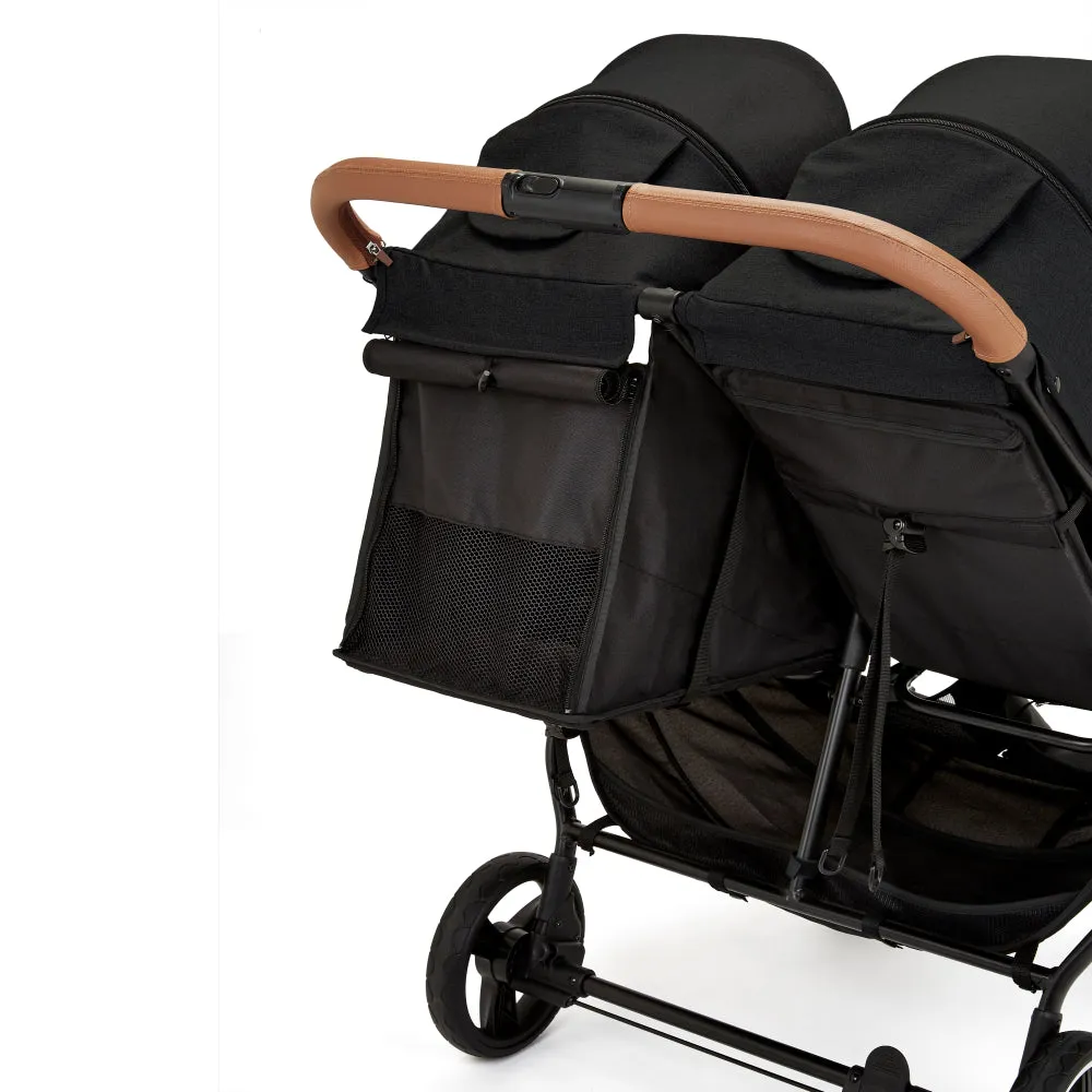 Ickle Bubba Venus Max Double Stroller Black