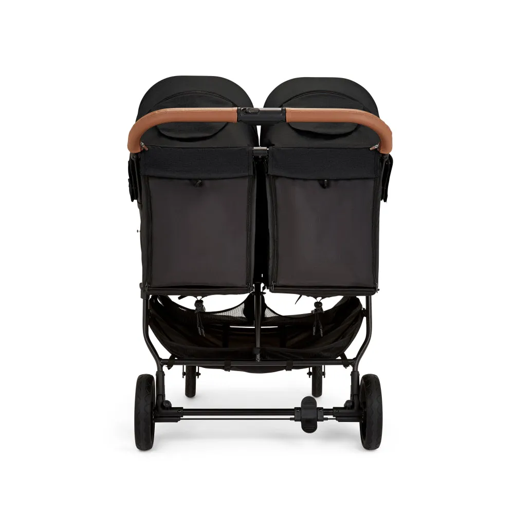 Ickle Bubba Venus Prime Double Stroller Black