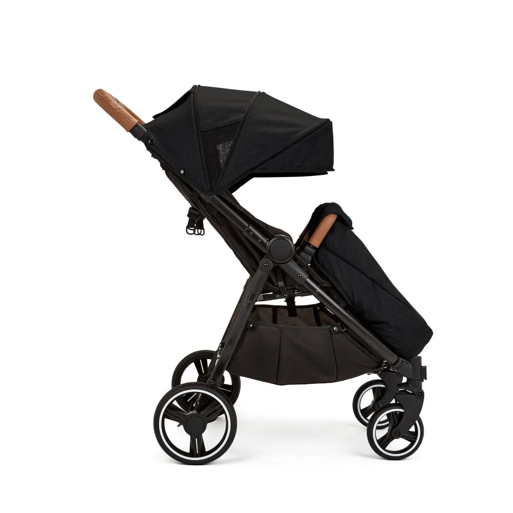 Ickle Bubba Venus Prime Double Stroller Black