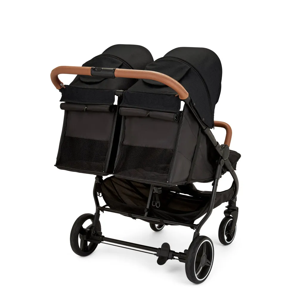 Ickle Bubba Venus Prime Double Stroller Black