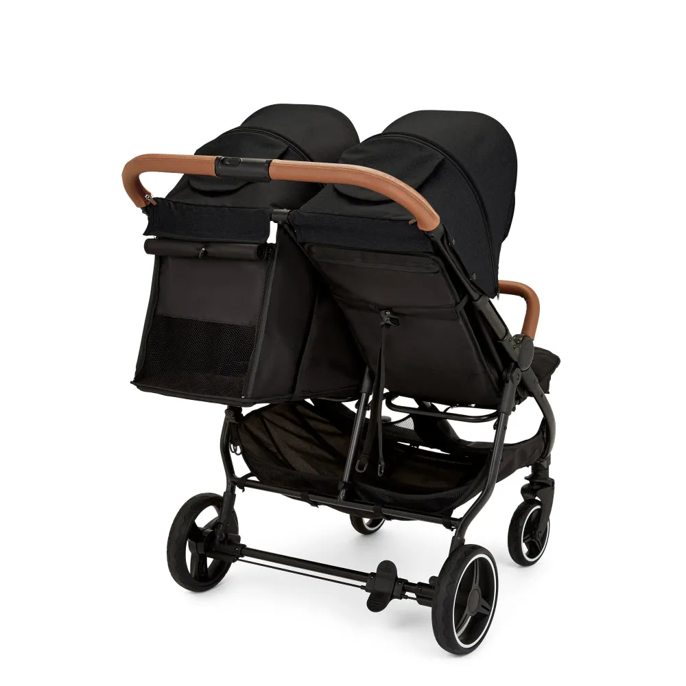 Ickle Bubba Venus Prime Double Stroller Black