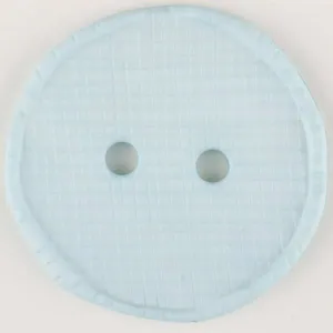 Light Blue Crosshatch Button