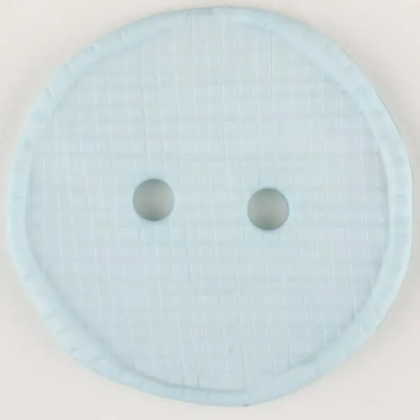 Light Blue Crosshatch Button