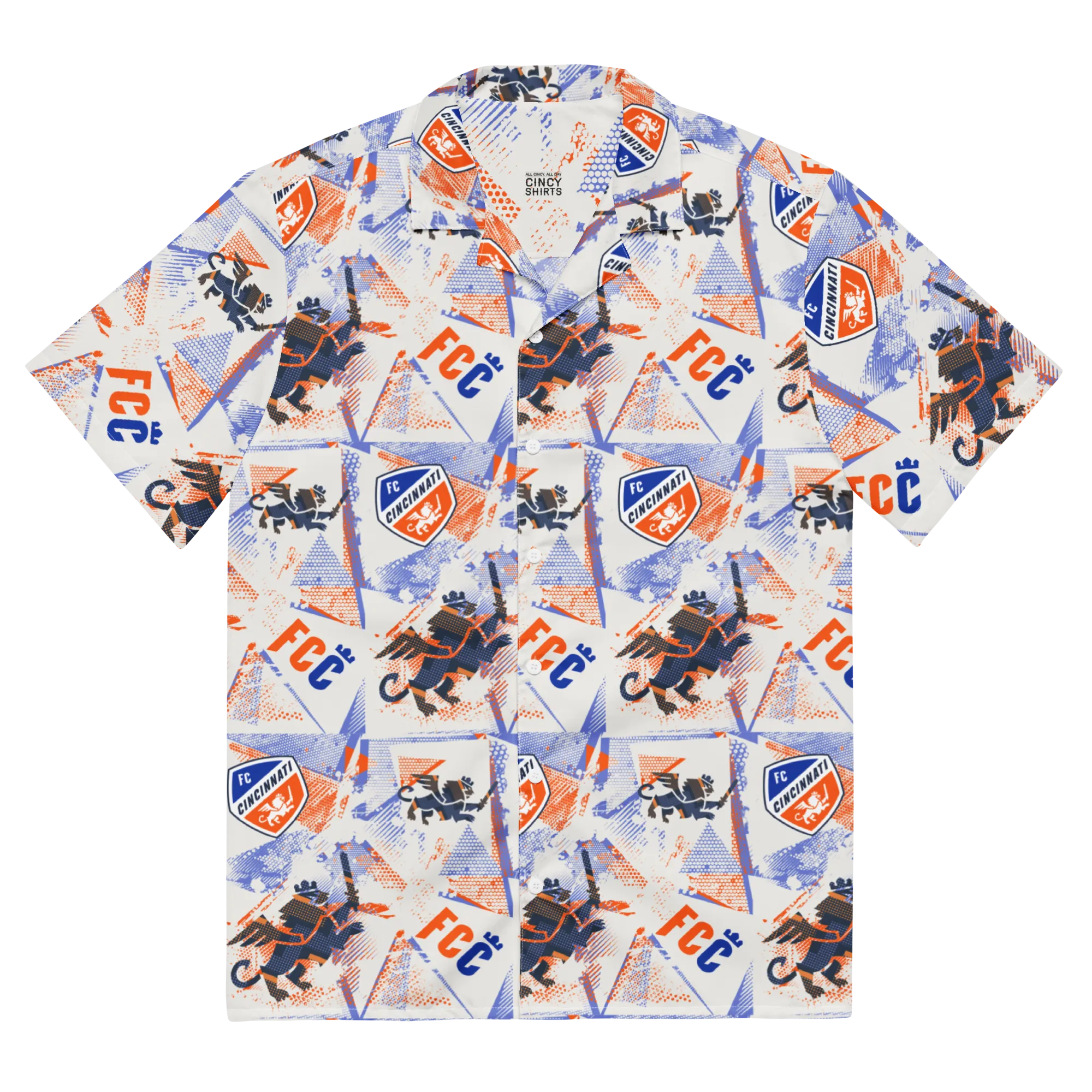 Official FC Cincinnati Creme Unisex button shirt