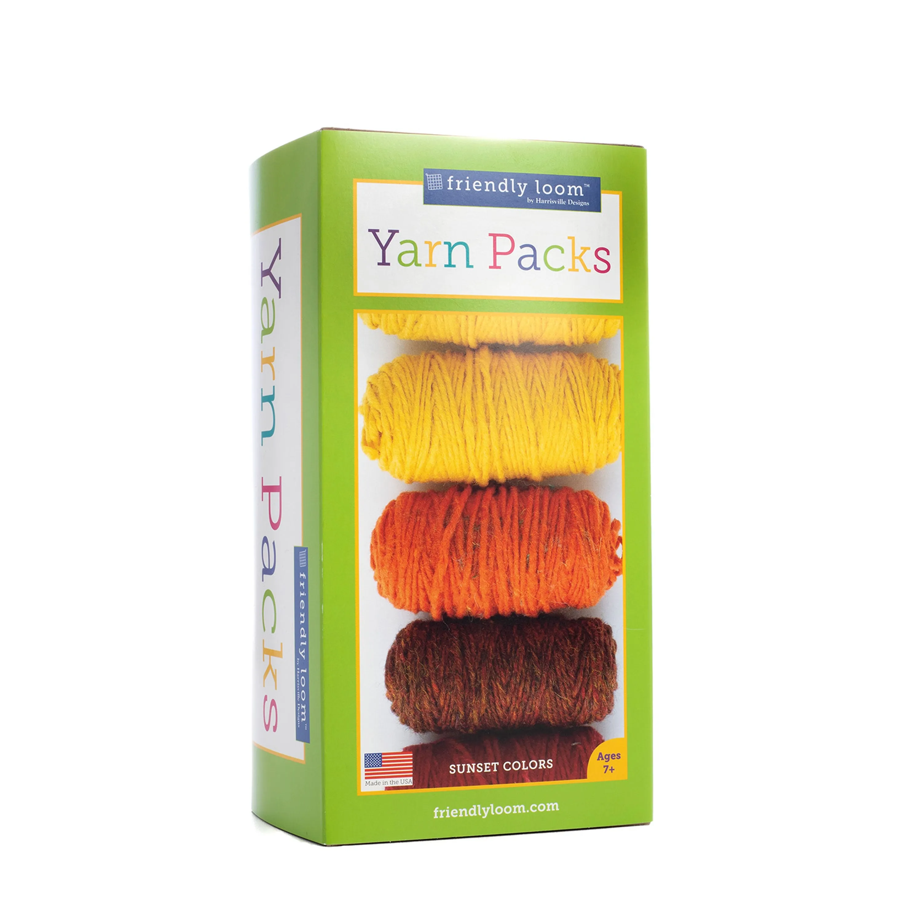 pegLoom or LapLoom Refill Kit by Friendly Loom™ - Sunset Colors