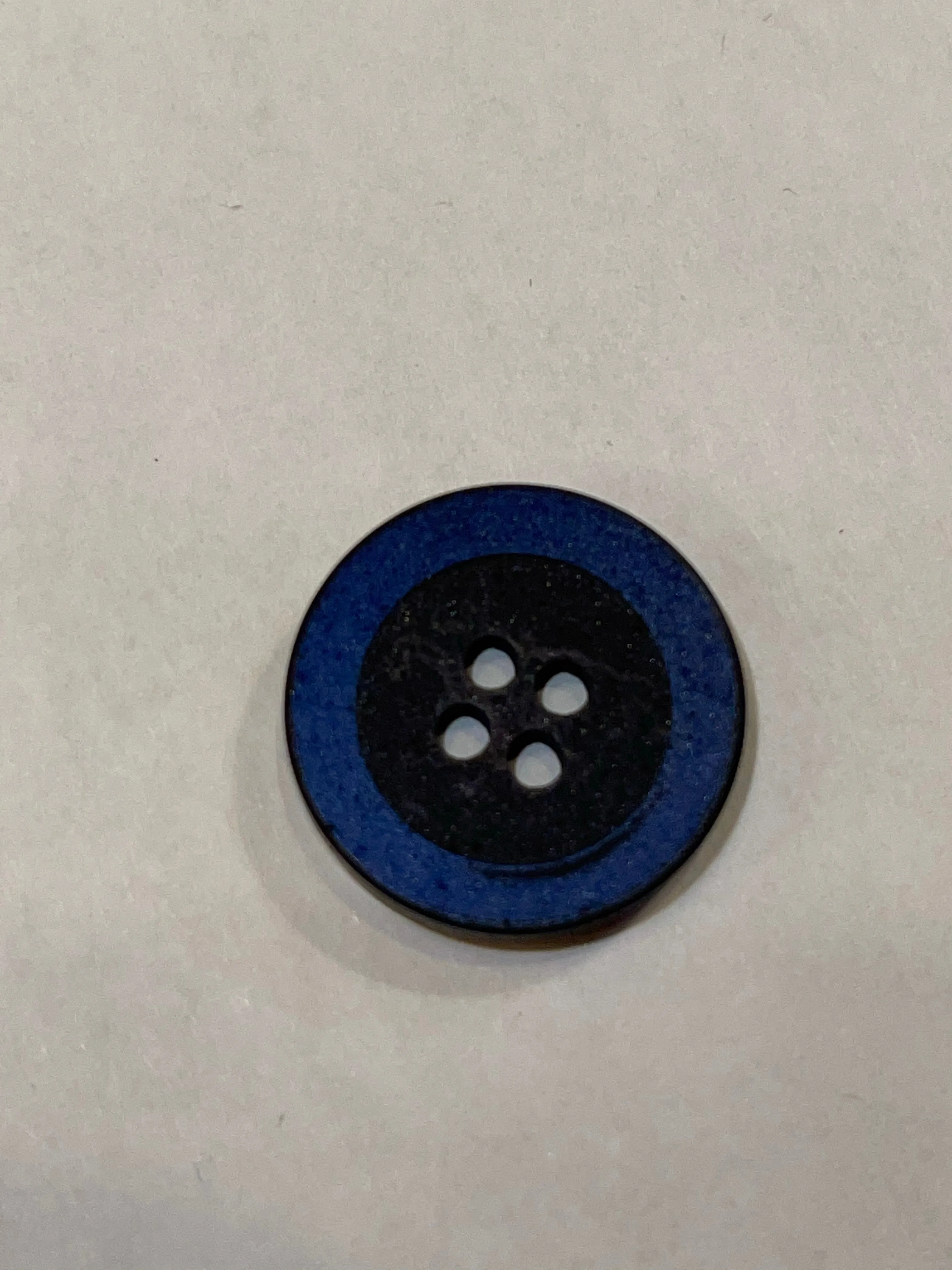 Plastic Concave Edgy Round Button