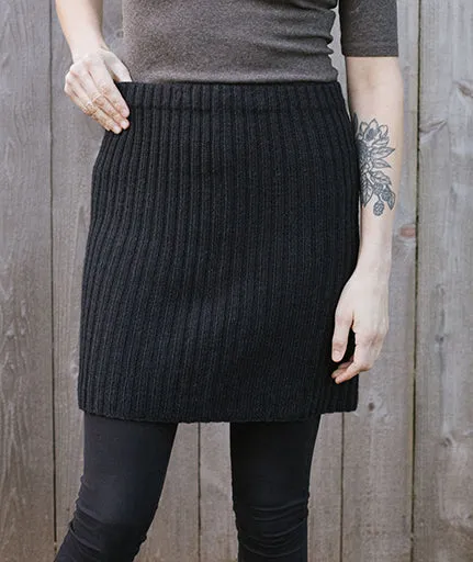 Ribbed Pencil Skirt Using Rowan Alpaca Soft DK