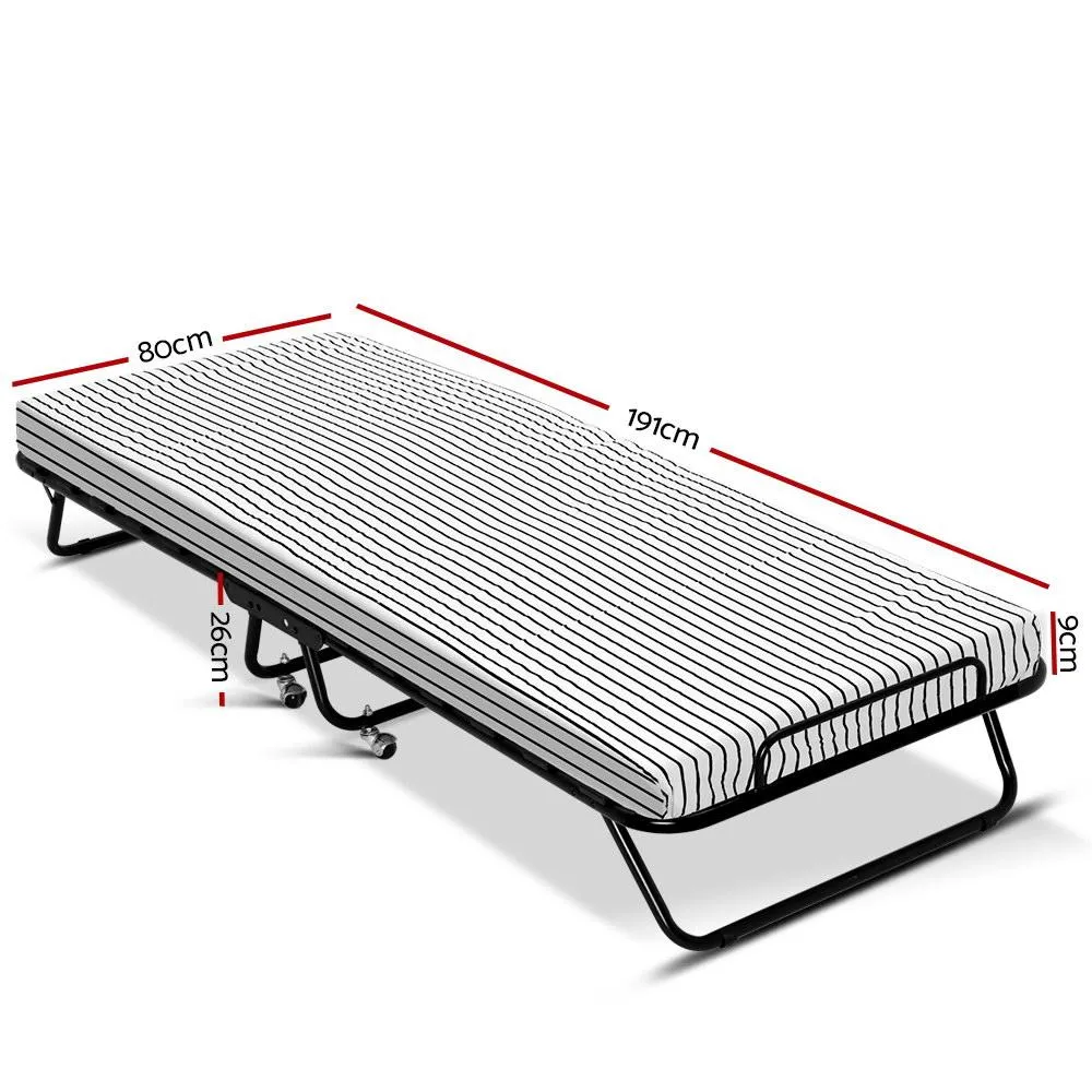 Rollaway Foldable Single Bed