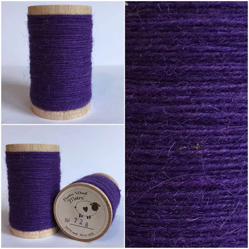 Rustic Moire Wool Thread #728