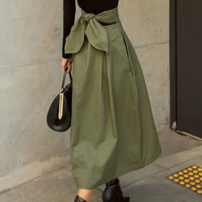 Sheer High Waist Fashion Midi Skirts