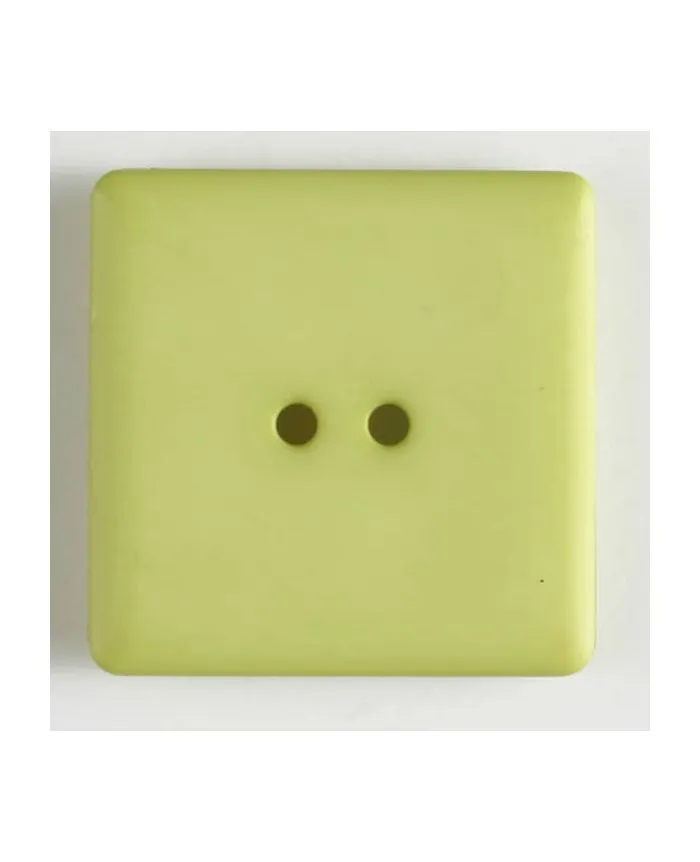 Square Acrylic Button, 25 mm, 2 holes by Dill Button