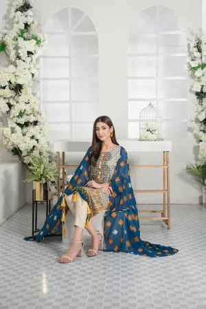 Tawakkal Titania Lawn Collection 2022 – D-7090