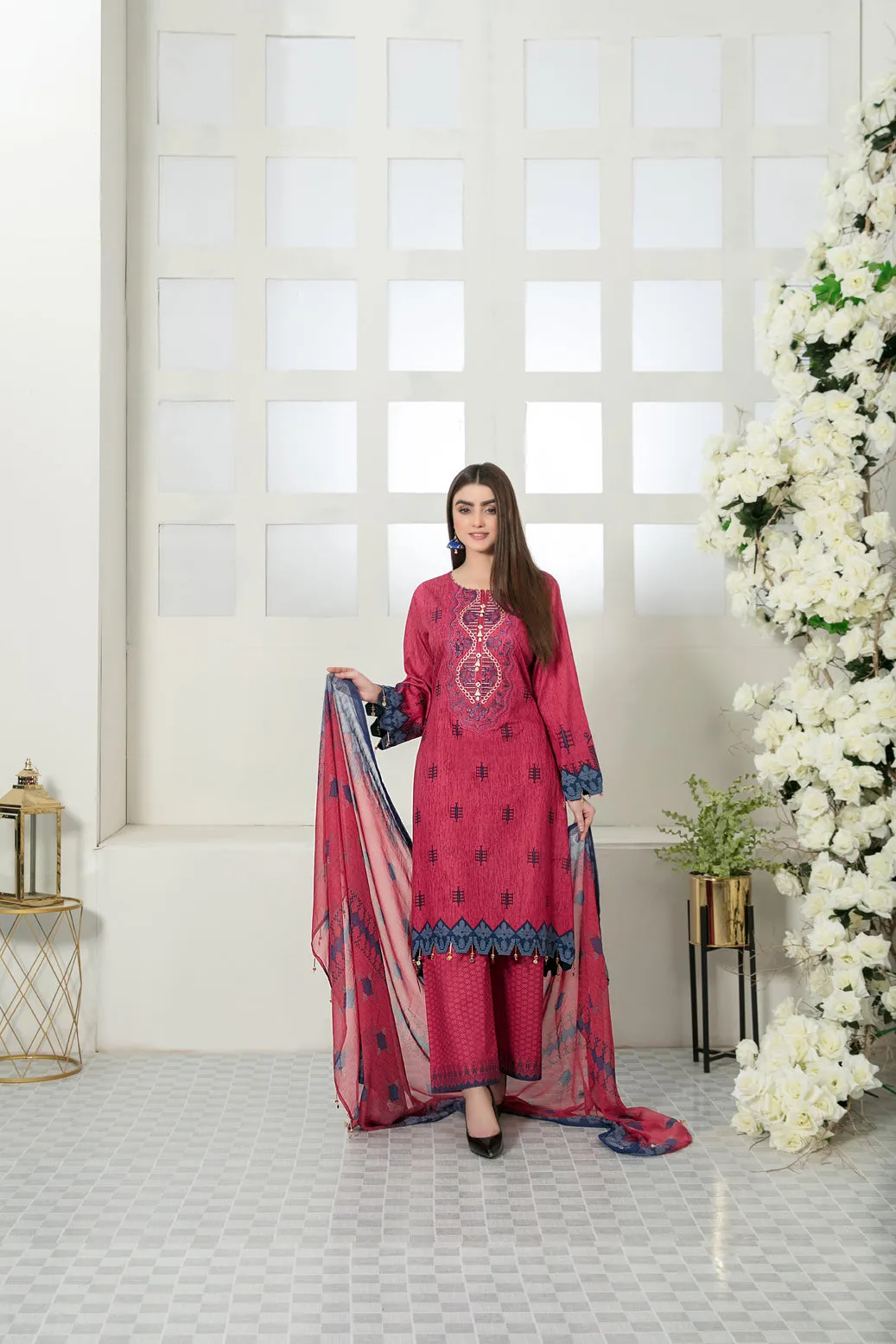 Tawakkal Titania Lawn Collection 2022 – D-7098