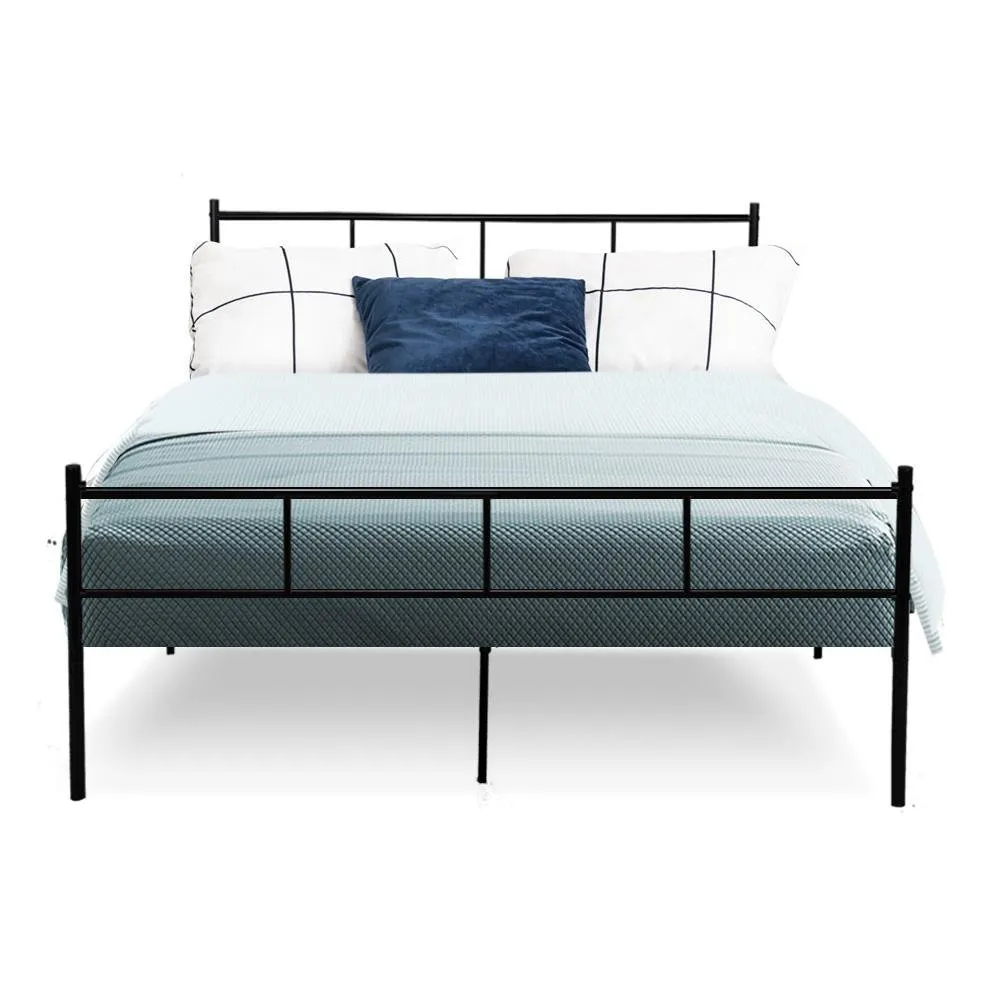 Wategos Metal Double Bed Frame Black