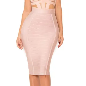 Women's Fabulous Knee-Length Elastic Bodycon Pencil Skirts