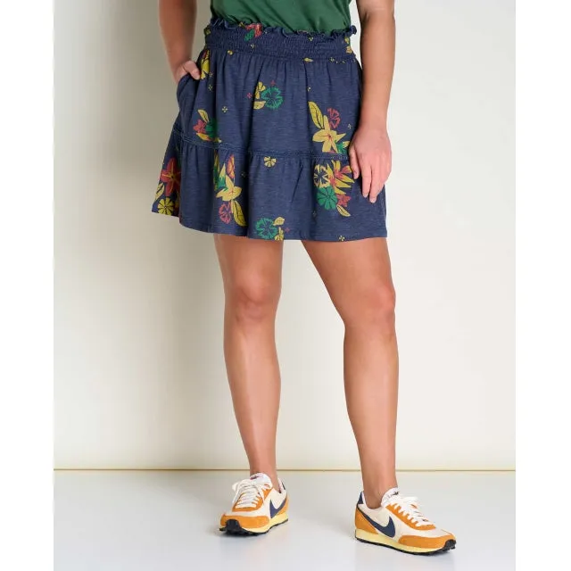 Womens Marigold Ruffle Skirt