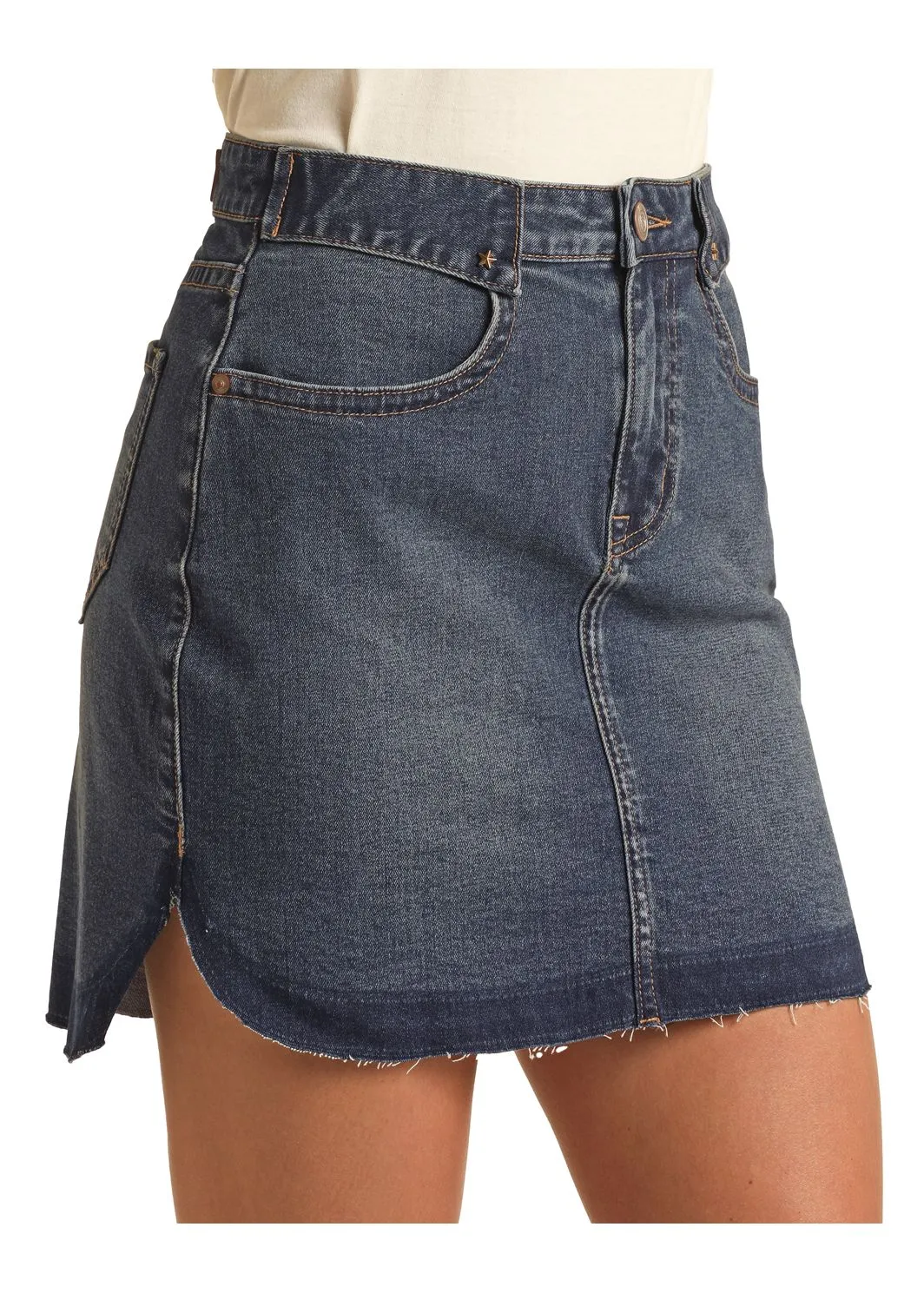 Women's Rock & Roll Denim Skirt