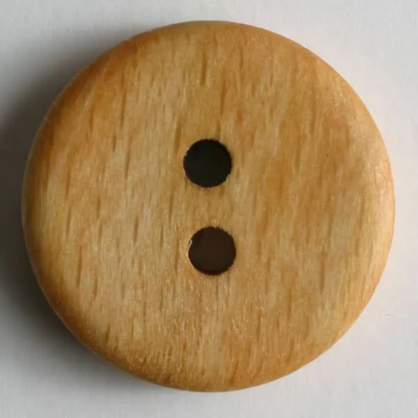 Wood Button - Plain